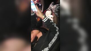 Lightskin beauty gives a awesome bj