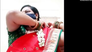 Desi mature Marathi aunty nude webcam show