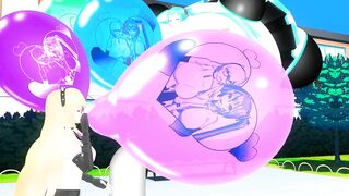 Imbapovi - Miku, Lindsey, Balloons and Blow Kisses Inflation