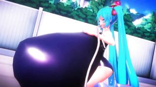 Imbapovi - Miku Uses Huge Water Breasts for a Good Cause