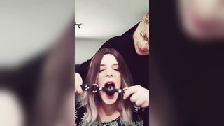 Mistress Fiona and Her cute sissy slave (phone footage)