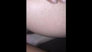 Latina get fucked from the back while boyfriend is at work