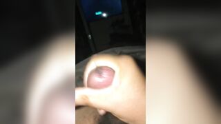 First time jacking and busting a nut