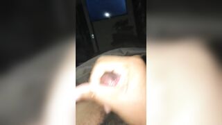 First time jacking and busting a nut