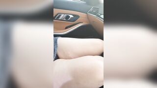 Step mom has strong erection with step son in the car and fuck