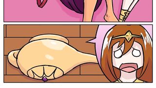 Genie breast expansion - hentai comic