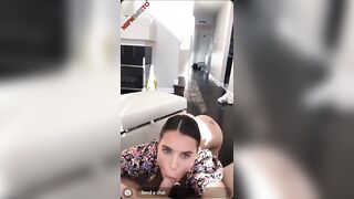 Lana Rhoades blowjob sex snapchat