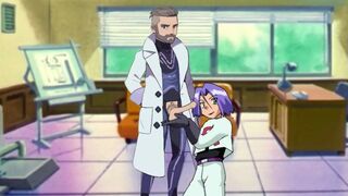 New Professor Turo in Pokémon Violet Gets Sloppy Blowjob By James From Team Rocket