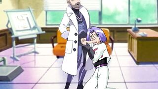 New Professor Turo in Pokémon Violet Gets Sloppy Blowjob By James From Team Rocket