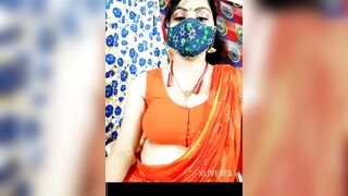 Desi Indian rajasthan wali aunty nude webcam show