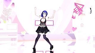 No me importa, Kagura Suzu - VTuber mmd Undress blue hair color edit smixix