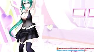 No me importa, Kagura Suzu - VTuber mmd Undress blue hair color edit smixix