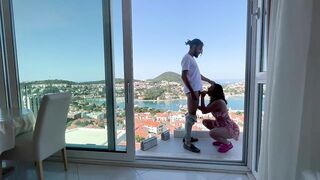 TikTok Couple Fuck on Balcony