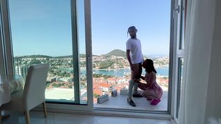 TikTok Couple Fuck on Balcony