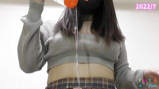 【主観手コキ】ぷっくり乳首のJKにローションを付けられてイクまでカウントダウンされる【素人】オナサポ 巨乳 制服 むっちり Japanese hand job Pov 個人撮影