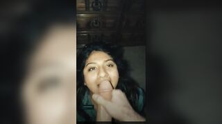 cute Indian girl suck big dick ever