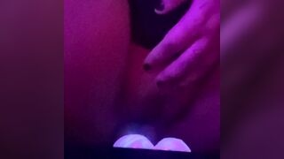 UV Dildo Teaser | Dildo Stretches Teen Pussy | TwinTail Creations