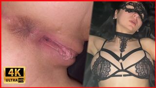 Passionate sex with 18 year old teen in nice bra! Cum dripping on camera! POV!