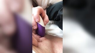 Boyfriend Edges My Clit With Toy And His Tongue