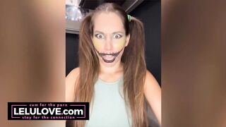 CUMpilation of my creamy pussy closeup, cumshot all over my costume, Halloween makeup fun, TikTok action & more - Lelu Love