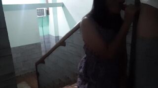 Pinay MILF Stepmom and Stepson (pt.8) OUTDOOR SEX - Muntik ng mahuli ng GF