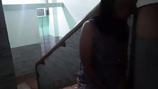 Pinay MILF Stepmom and Stepson (pt.8) OUTDOOR SEX - Muntik ng mahuli ng GF