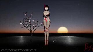 MMD R18 4k Kangxi with a Black mini skirt Dress - Phone Numbe - 1036