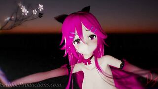 MMD R18 Pink Yamakaze - Anitta - Paradinha - 1042