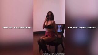 HOT GIRL DOES SEXY TIKTOK - KARLI MERGENTHALER