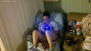 Bra and Panties Playing Video Games Cant Get No Better