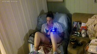 Bra and Panties Playing Video Games Cant Get No Better