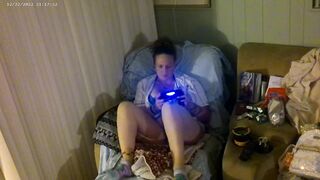 Bra and Panties Playing Video Games Cant Get No Better