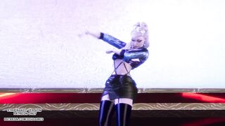 [MMD] CL - Tie A Cherry Evelynn Sexy Kpop Dance League of Legends KDA