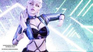 [MMD] CL - Tie A Cherry Evelynn Sexy Kpop Dance League of Legends KDA