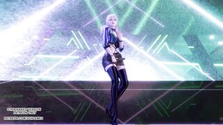 [MMD] CL - Tie A Cherry Evelynn Sexy Kpop Dance League of Legends KDA