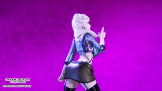 [MMD] CL - Tie A Cherry Evelynn Sexy Kpop Dance League of Legends KDA