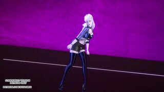 [MMD] CL - Tie A Cherry Evelynn Sexy Kpop Dance League of Legends KDA