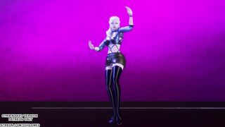 [MMD] CL - Tie A Cherry Evelynn Sexy Kpop Dance League of Legends KDA