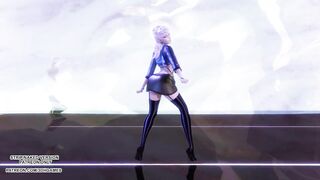 [MMD] CL - Tie A Cherry Evelynn Sexy Kpop Dance League of Legends KDA