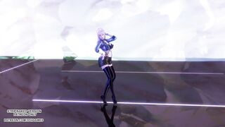 [MMD] CL - Tie A Cherry Evelynn Sexy Kpop Dance League of Legends KDA