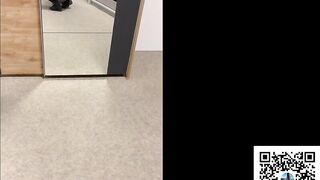 Risky Public Sex in Furniture Shop - Blowjob and Cum in Mouth !