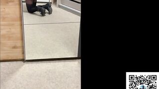 Risky Public Sex in Furniture Shop - Blowjob and Cum in Mouth !