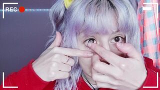 ???? DIAMOND GRAY + ????????Shopee eye contact lenses ???????? + ???? 私はとてもかわいいと感じます ????????