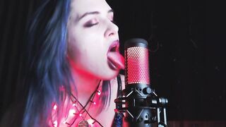 ASMR SLOW SENSUAL LICKING MICROPHONE ????????????