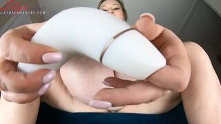 Orgasm with suction toy