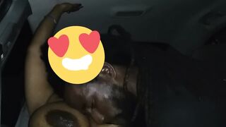 GORILLA PUNCHER SUCKING ON EBONY FREAK BIG OL TITTIES IN 2021 CHEVY MALIBU!!!!