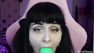 Ivy's Green Eyes Blowjob