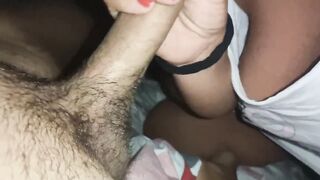 HOT roommate show her first anal fuck - Pov big clit playing HD