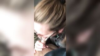 Lunch blowjob