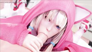 Spizzy Marie Rose delicious blowjob intense hot mouth thirsty for cum sweet tasty ass eating big dick by Spizzy